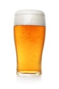 Pint of beer isolated Royalty Free Stock Photo