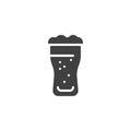 Pint beer vector icon