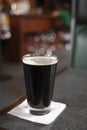 Pint of dark beer Royalty Free Stock Photo