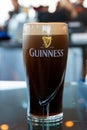 Pint of Guinness Irish beer