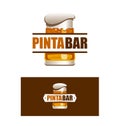 Pinta Bar Logo Royalty Free Stock Photo