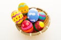 Pinted colourful easter egg Royalty Free Stock Photo