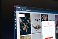 Pinterest website on computer screen