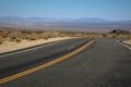 Pinto Basin Road, Pleasant Valley, Joshua Tree National Park, California Royalty Free Stock Photo