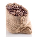 Pinto beans bag Royalty Free Stock Photo