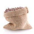 Pinto beans bag Royalty Free Stock Photo