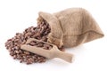 Pinto beans bag Royalty Free Stock Photo
