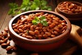 Pinto beans in a bowl - AI Generated