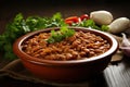 Pinto beans in a bowl - AI Generated