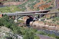 Pinto Creek bridge in Tonto Basin in Arizona Royalty Free Stock Photo