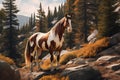 Pinto Horse - United States (Generative AI)