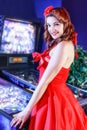 Pinup Play pinball Royalty Free Stock Photo