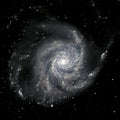 Pinwheel Galaxy Messier  Supernova Core pulsar neutron star Royalty Free Stock Photo