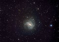 Pinwheel galaxy in the sky at night