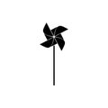 Pinwheel icon logo sign. Vector illustration eps 10