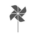 The pinwheel logo Royalty Free Stock Photo