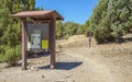 Pinyon Trailhead hiking area Royalty Free Stock Photo