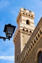 Piombino, Italy. The city hall tower, built in 1598 and renewed in 1937