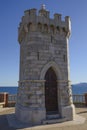 Piombino lighthouse, also known as the Rocchetta lighthouse, Piombino, Tuscany, Italy