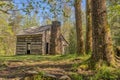 Pioneer Cabin In Cades Cover Great Smoky Mountains National Park Royalty Free Stock Photo