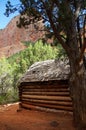 Pioneer Cabin in Kolub Canyons, Zion National Park, Utah, USA Royalty Free Stock Photo