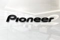 Pioneer on glossy office wall realistic texture