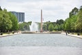 Pioneer Memorial Obelisk in Hermann Park in Houston, Texas