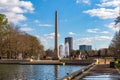 Pioneer Memorial Obelisk at Hermann Park Houston Texas USA Royalty Free Stock Photo