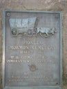 Pioneer Mormon Historic Cemetery Sign