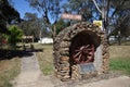 Pioneer Park Jindera stands the Pioneer Cairn, a monument to the original settlers of the area and their journey to Jindera.