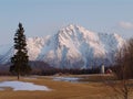 Pioneer Peak in Alaska Royalty Free Stock Photo