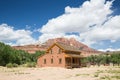 Pioneer settlement home restored in southern Utah ghost town Royalty Free Stock Photo