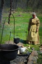 Pioneer Woman Cooking Royalty Free Stock Photo