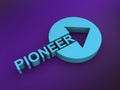 pioneer word on purple