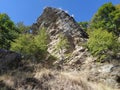 Pious mountain in mukteshwar in snake shape