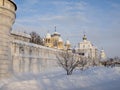 Piously-Nikolaev man's monastery. Royalty Free Stock Photo
