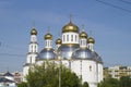 Piously - the Voskresensky orthodox temple. Brest. Belarus Royalty Free Stock Photo