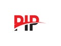 PIP Letter Initial Logo Design Vector Illustration