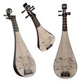 Pipa. Traditional Chinese musical instrument. Royalty Free Stock Photo