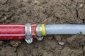 Pipe connection, drip irrigation system