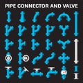 Pipe Connector Vector