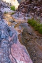 Pipe Creek Cascades Over Vishnu Schist Basement Rock