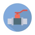 Pipe fittings Color Vector Icon which can easily modify or edit Royalty Free Stock Photo