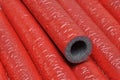 Pipe insulation Royalty Free Stock Photo