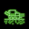 pipe layer machine neon glow icon illustration Royalty Free Stock Photo