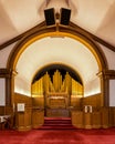 Pipe organ at Hope Church Royalty Free Stock Photo