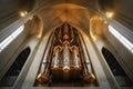 Pipe organ inside of Hallgrimskirkja Church