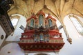 Pipe organ in the Monastery of Santa Cruz (Coimbra) Royalty Free Stock Photo