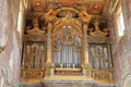 Pipe organ (Papal Archbasilica of St. John in the Lateran) Royalty Free Stock Photo