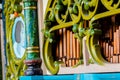 Pipe organ playing at the tulip festival in Holland Michigan